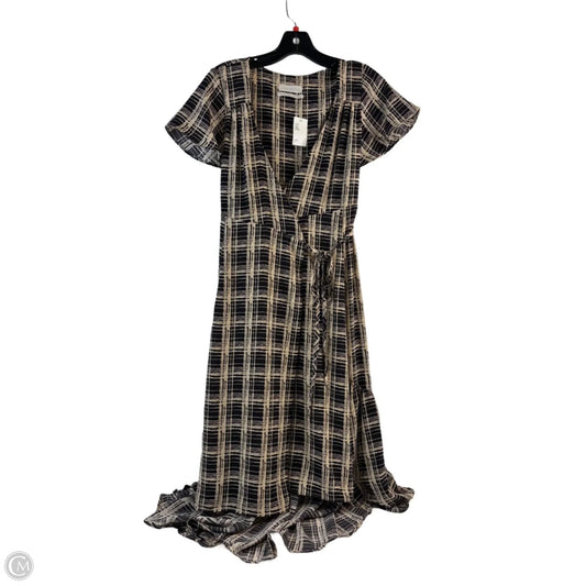 Dress Casual Maxi By Urban Outfitters In Black & Tan, Size: S