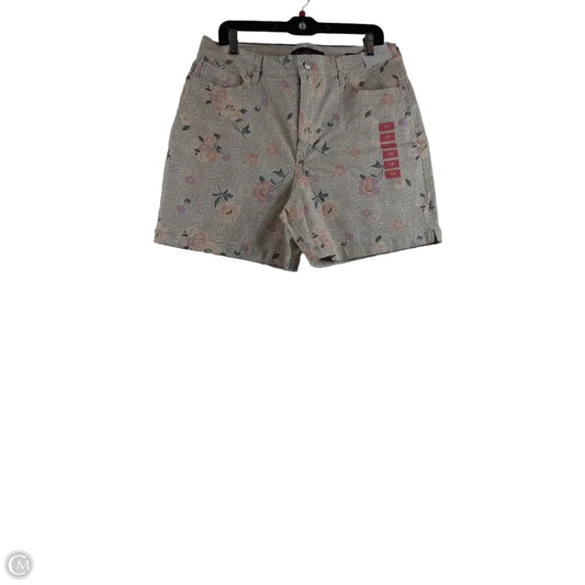 Shorts By Gloria Vanderbilt In Purple & Tan, Size: 14