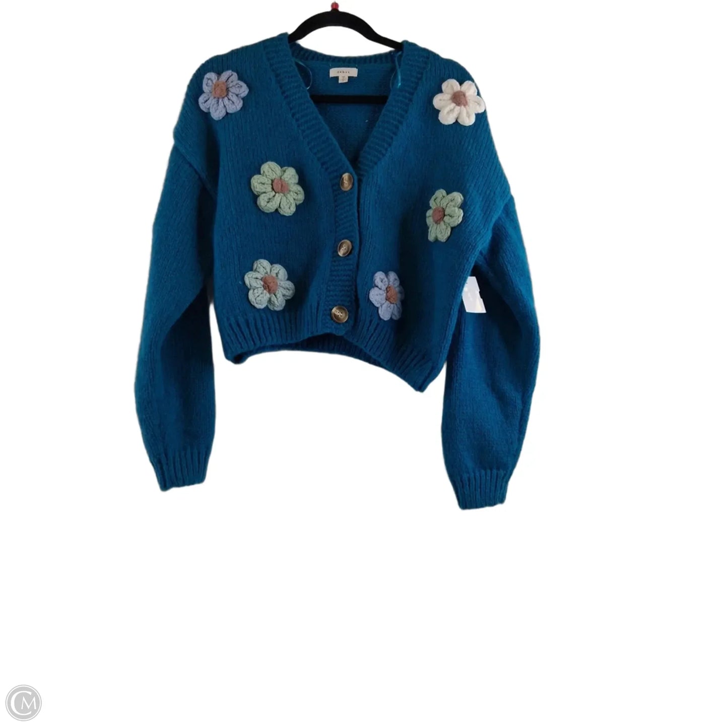 Cardigan By Debut In Blue, Size: S