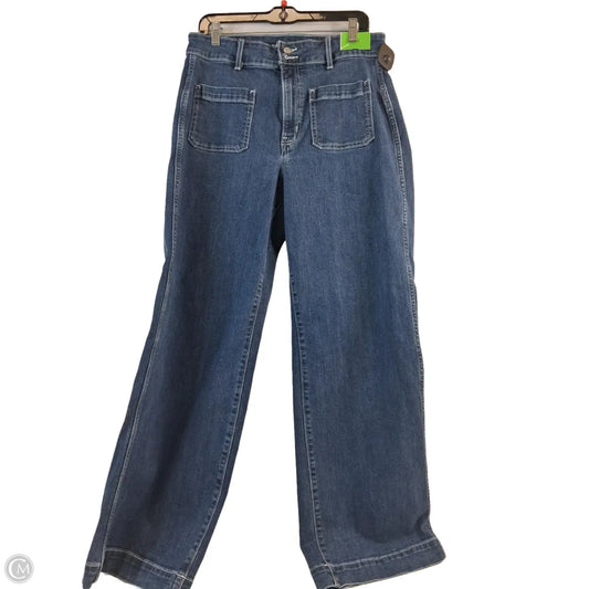 Jeans Wide Leg By Old Navy In Blue Denim, Size: Large