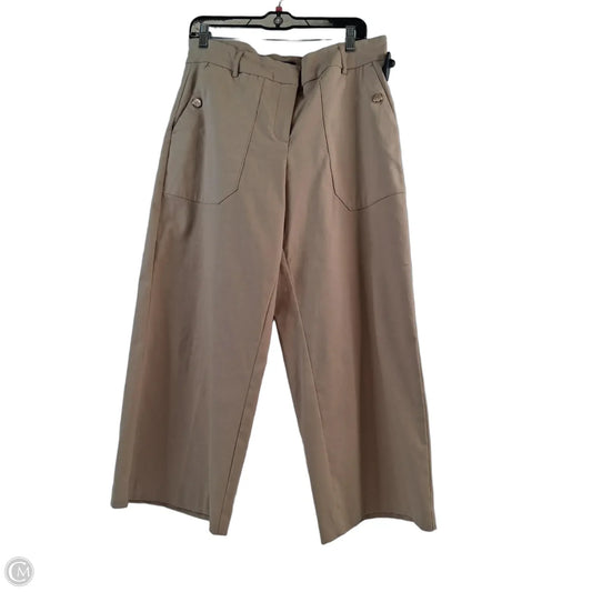 Pants Wide Leg By Jules & Leopold In Tan, Size: L