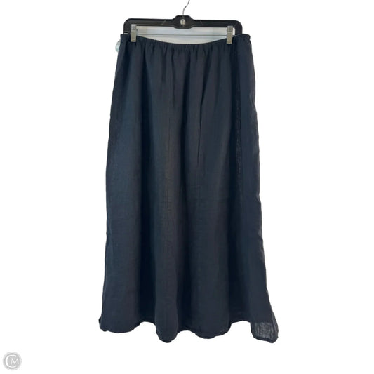Skirt Maxi By Flax In Black, Size: M