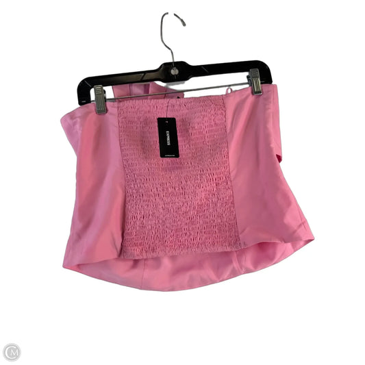 Top Sleeveless By Express In Pink, Size: M