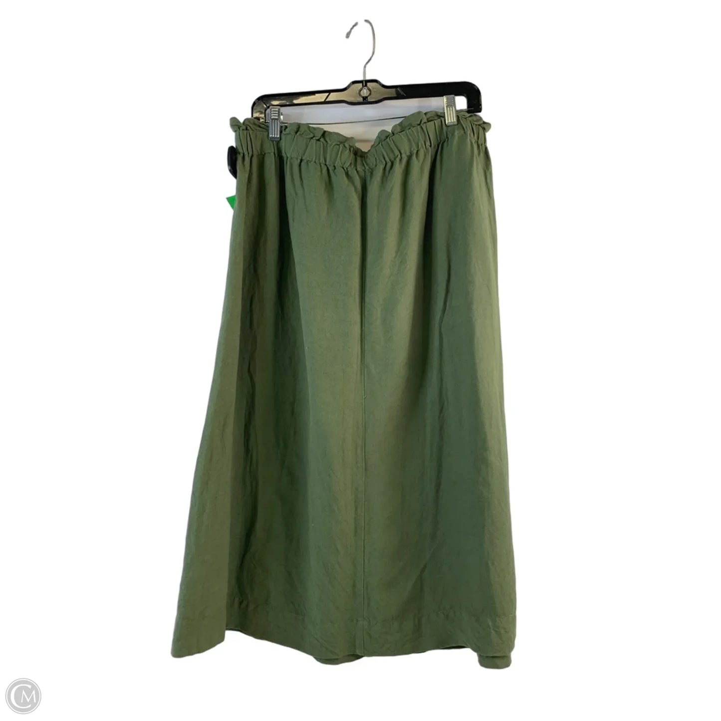 Skirt Midi By Madewell In Green, Size: 12