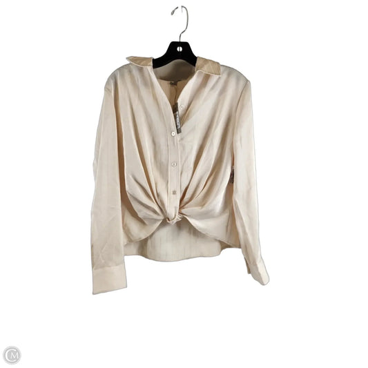 Top Long Sleeve By Hudson In Cream, Size: S