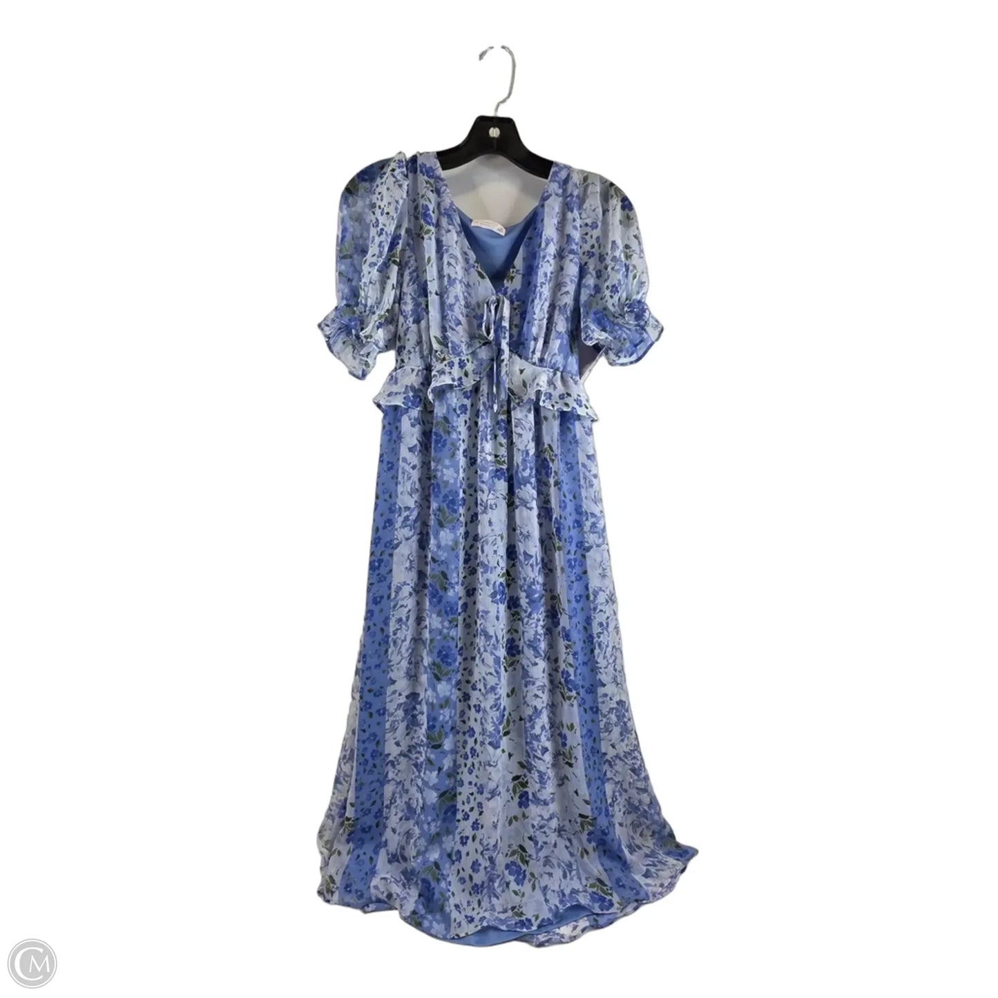 Dress Casual Midi By Lc Lauren Conrad In Blue, Size: Xs