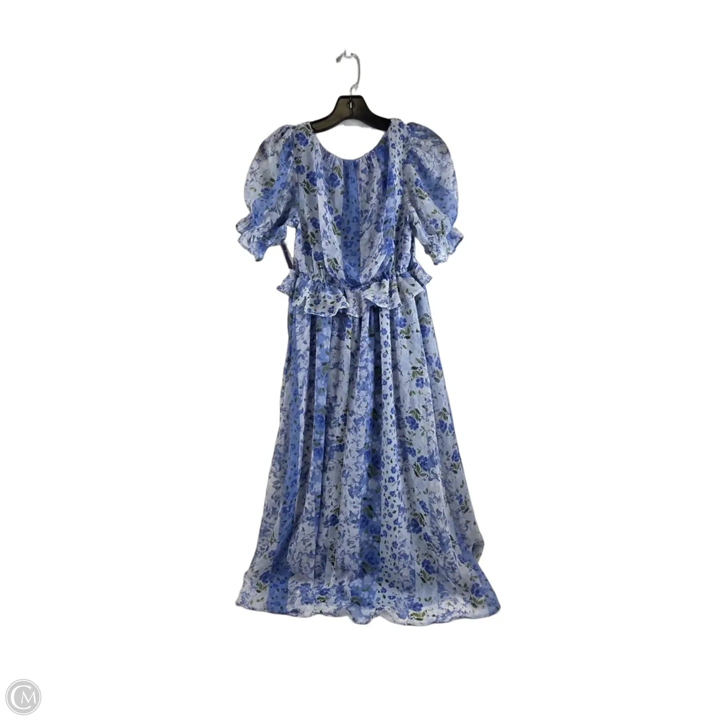 Dress Casual Midi By Lc Lauren Conrad In Blue, Size: Xs