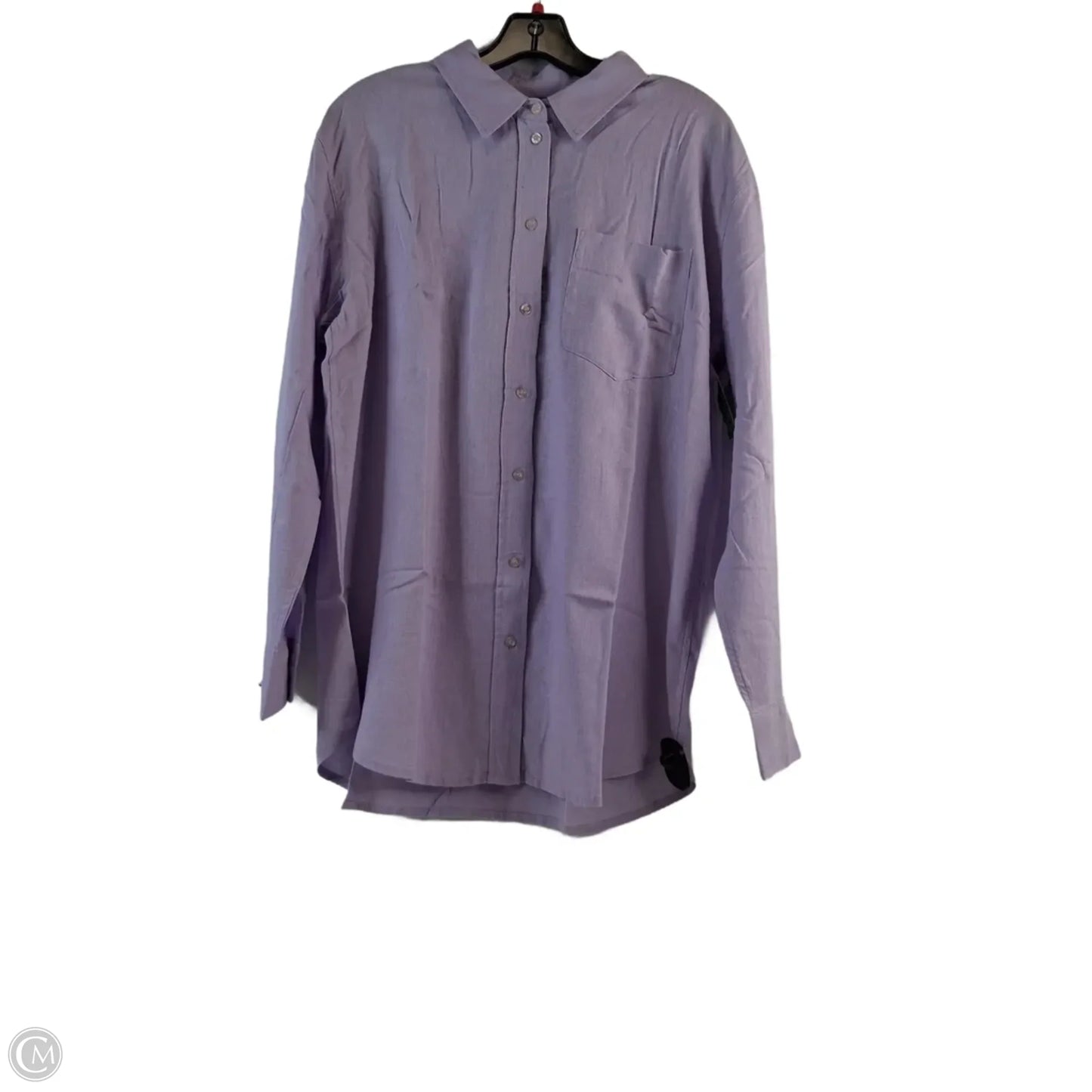 Top Long Sleeve By Gap In Purple, Size: M
