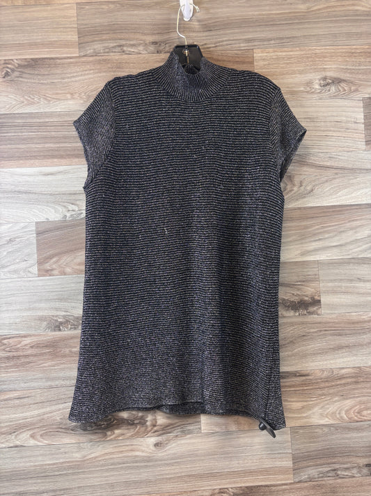 Sweater By Anne Klein In Silver, Size: Xl