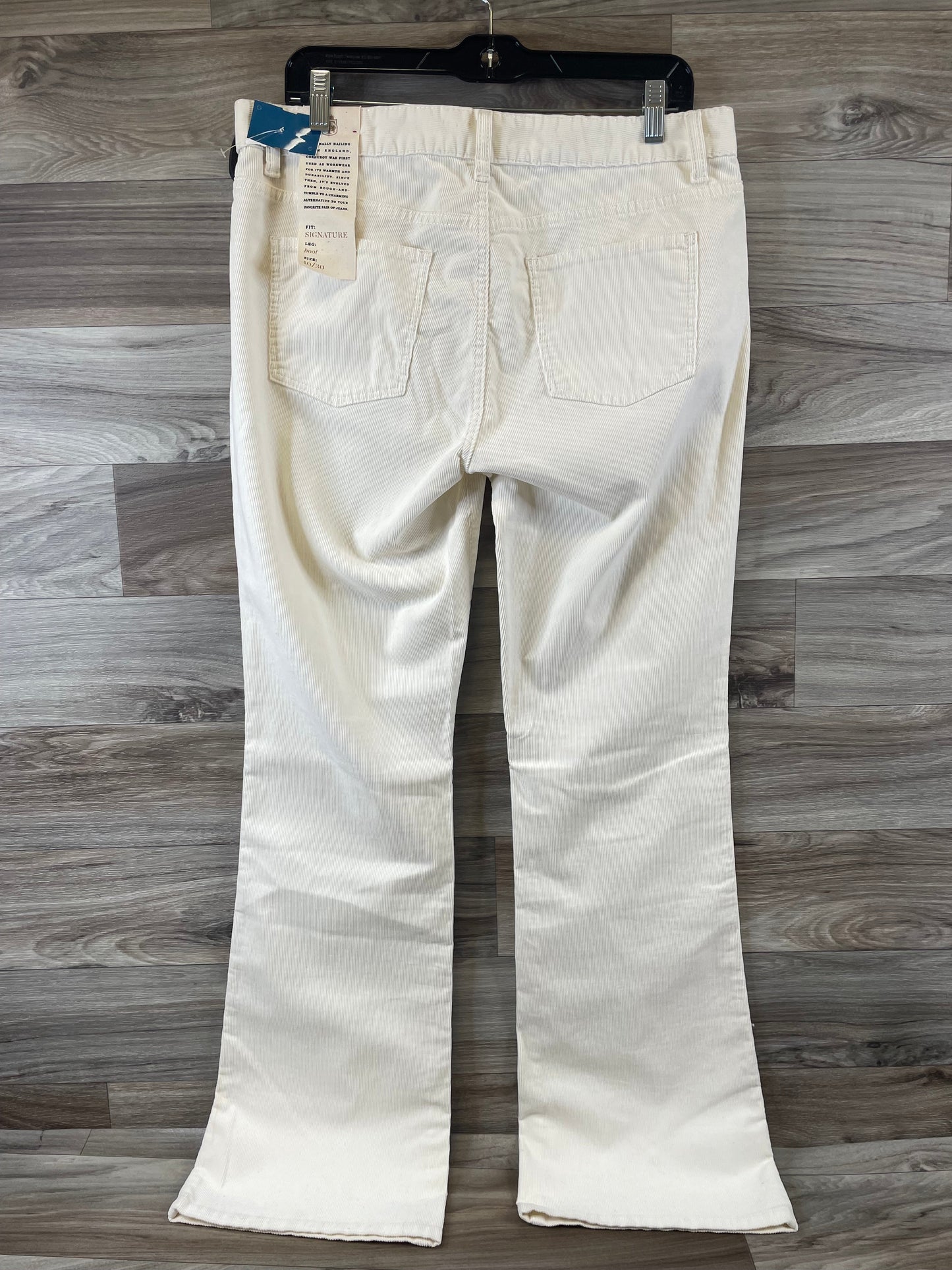 Pants Corduroy By Talbots In White, Size: 10