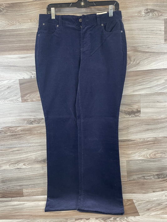 Pants Corduroy By Talbots In Navy, Size: 10