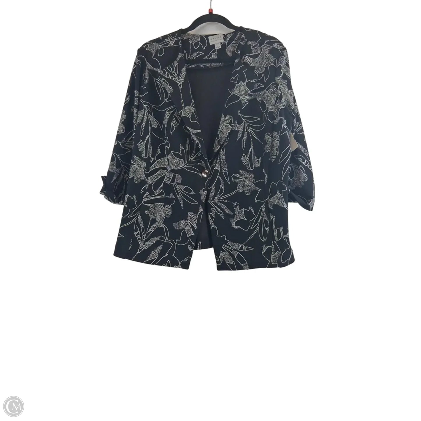 Blazer By Susan Graver In Black, Size: Xl