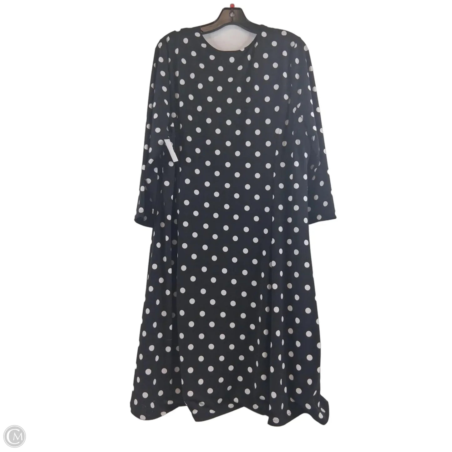 Dress Casual Midi By Susan Graver In Polkadot Pattern, Size: Xl