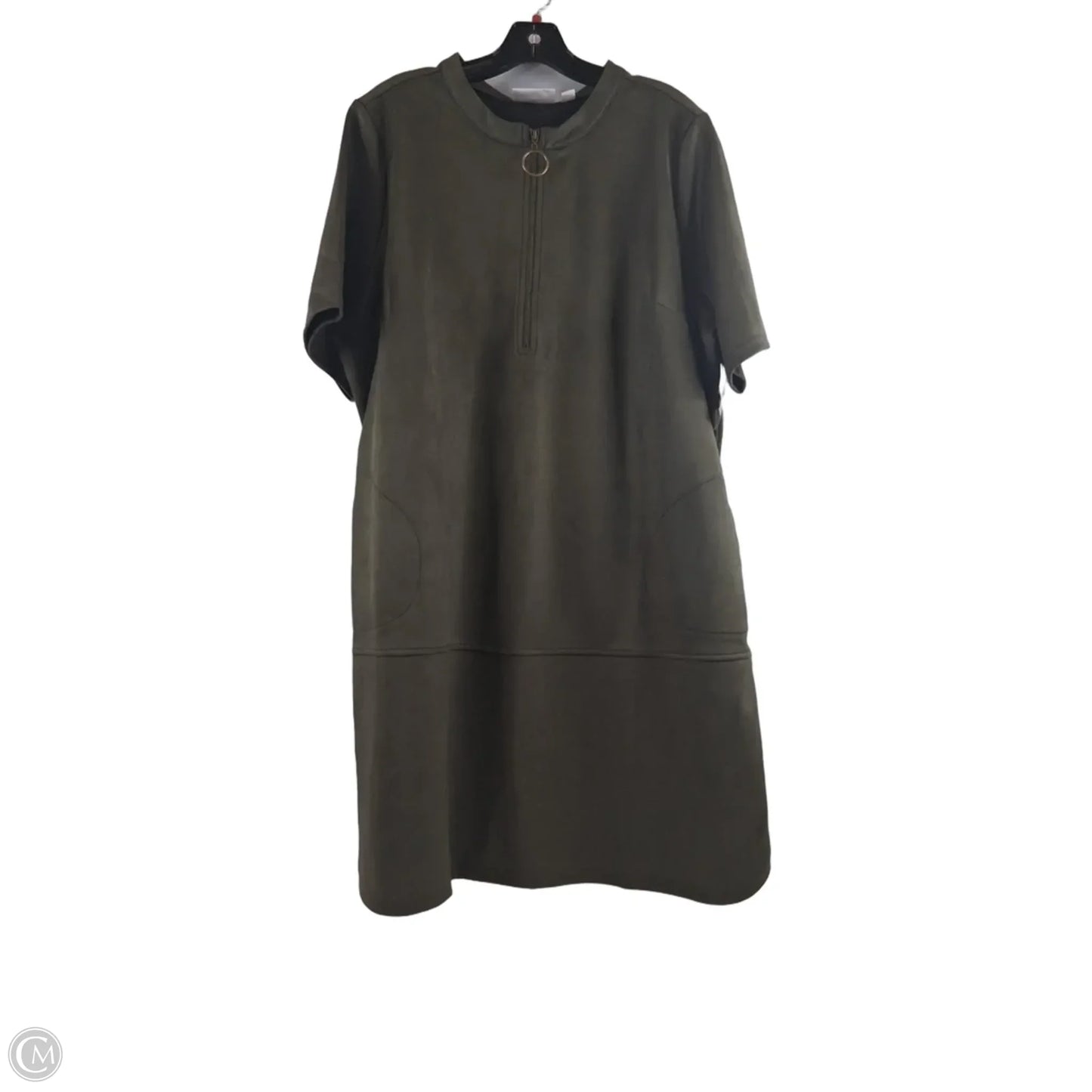 Dress Casual Short By Belle By Kim Gravel In Green, Size: Xl
