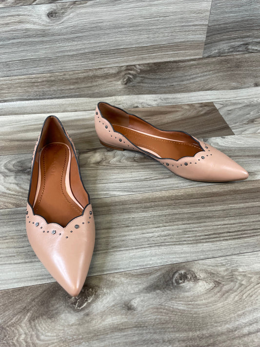 Pink Shoes Flats Coach, Size 9.5