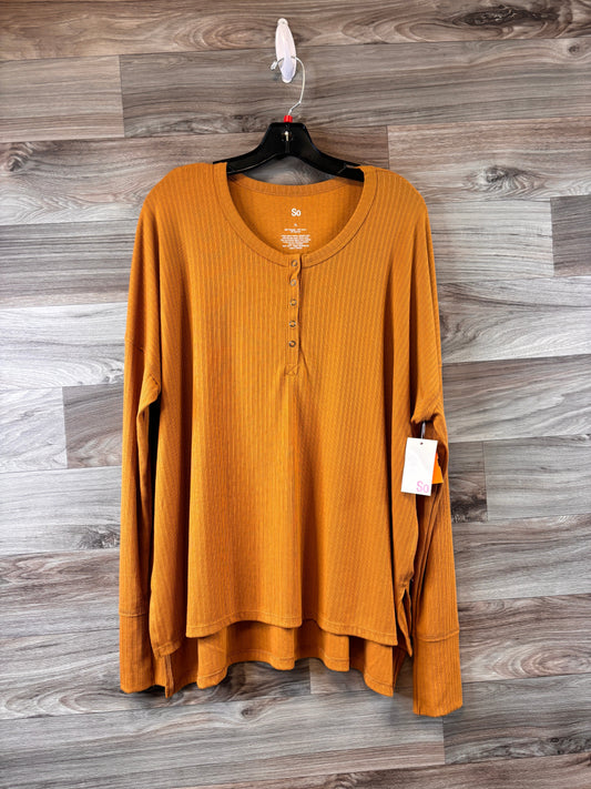 Top Long Sleeve Basic By So  Size: Xl