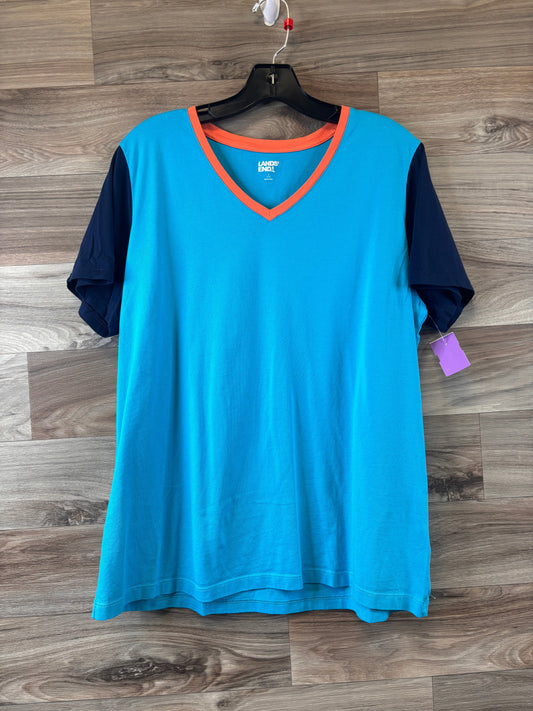 Top Short Sleeve By Lands End  Size: L