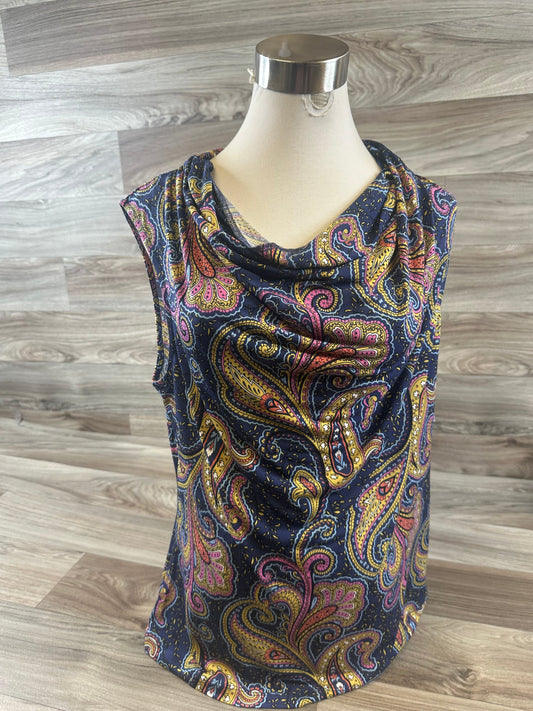 Blue & Pink Top Sleeveless T Party, Size L