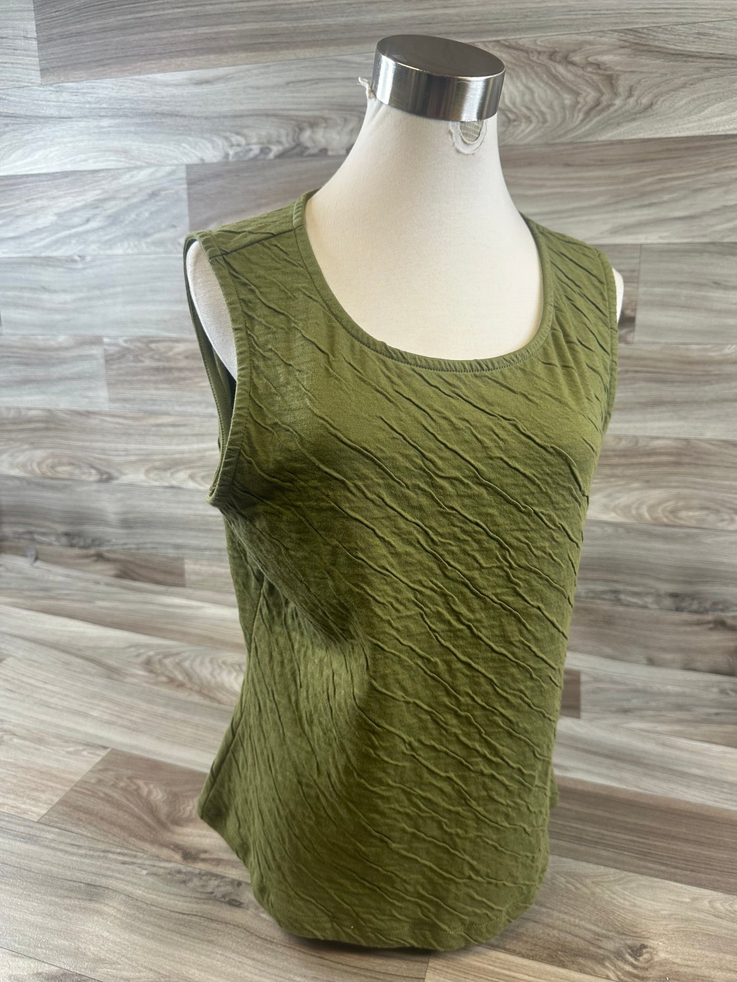 Green Tank Top C And C, Size L