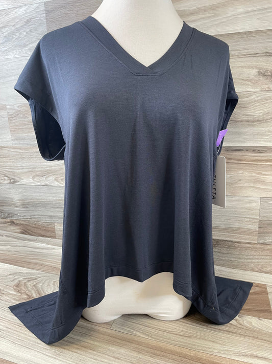 Black Athletic Top Short Sleeve Athleta, Size S