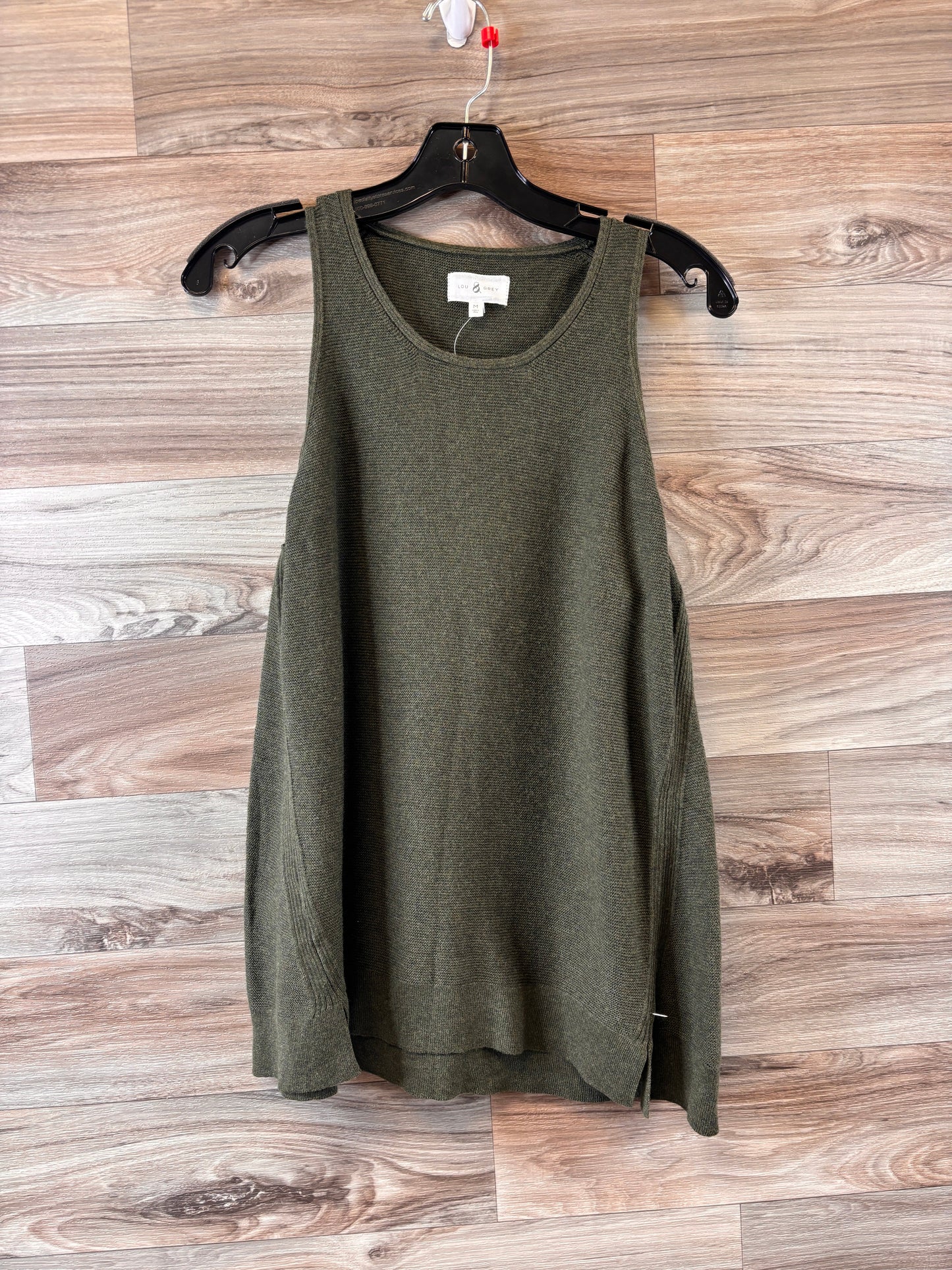 Green Top Sleeveless Lou And Grey, Size M