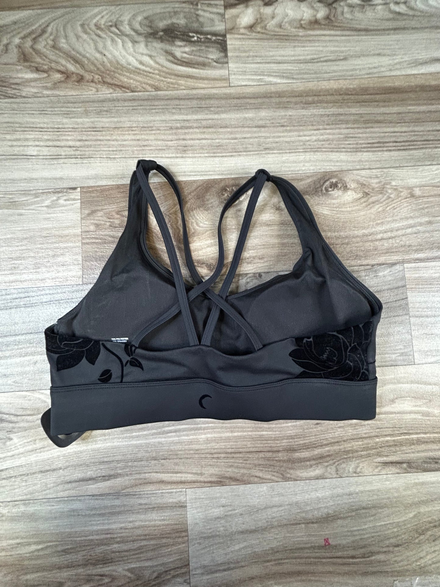 Black Athletic Bra Zyia, Size Xl