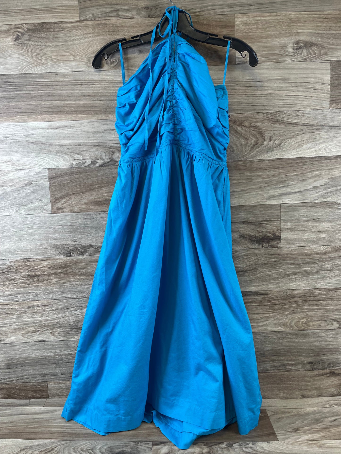 Blue Dress Casual Midi Loft, Size Petite  M