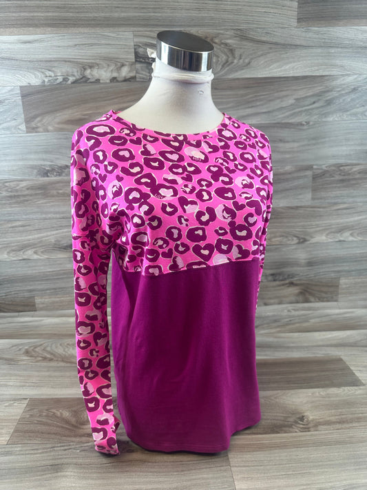Pink & Purple Top Long Sleeve Designer Lilly Pulitzer, Size Xs