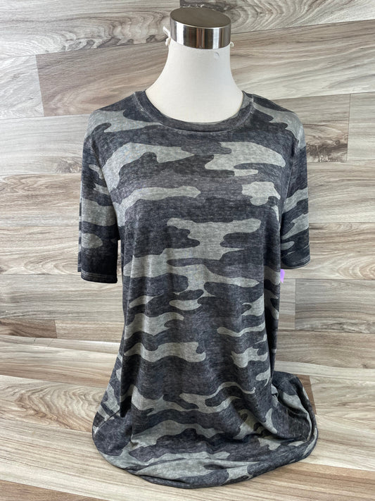 Camouflage Print Dress Casual Short Lucky Brand, Size M
