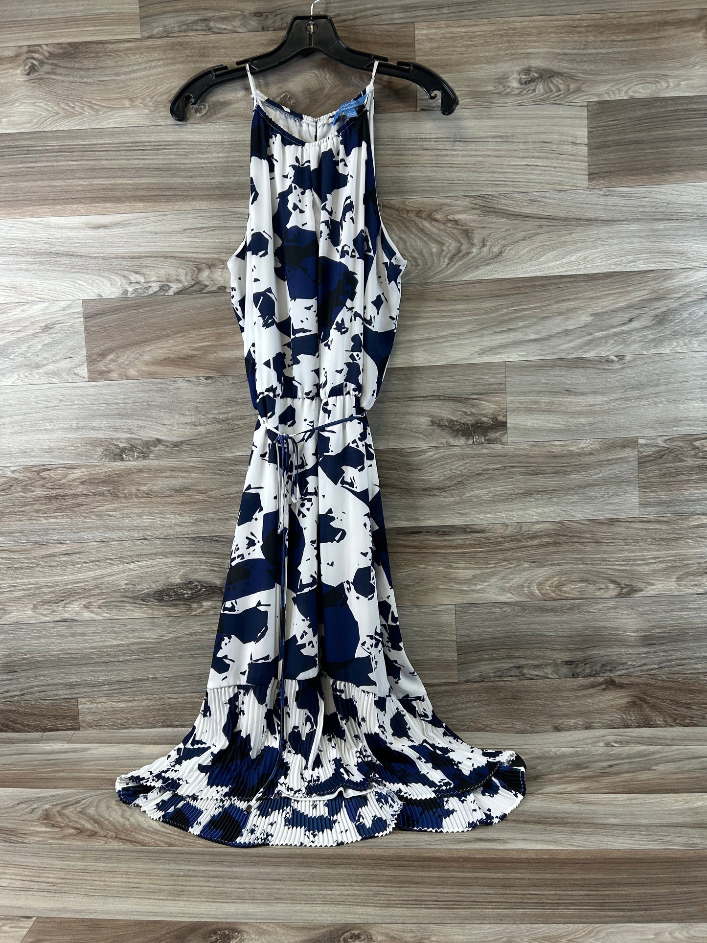 Blue & White Dress Casual Midi Simply Vera, Size L
