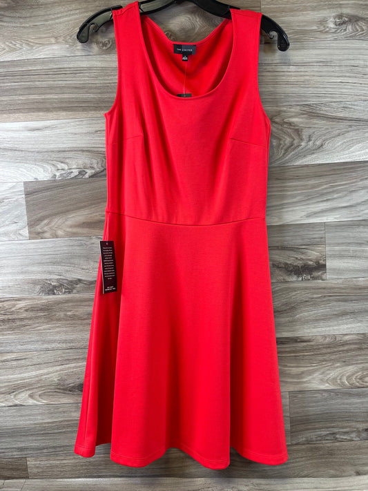 Red Dress Casual Midi Limited, Size S