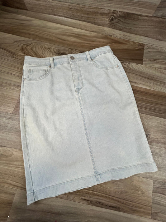 Blue Denim Skirt Mini & Short Style And Company, Size 8