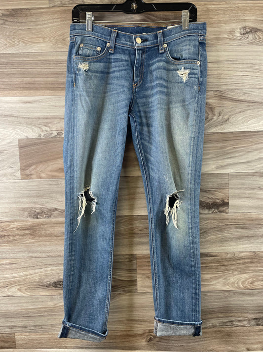 Blue Denim Jeans Straight Rag & Bones Jeans, Size 2