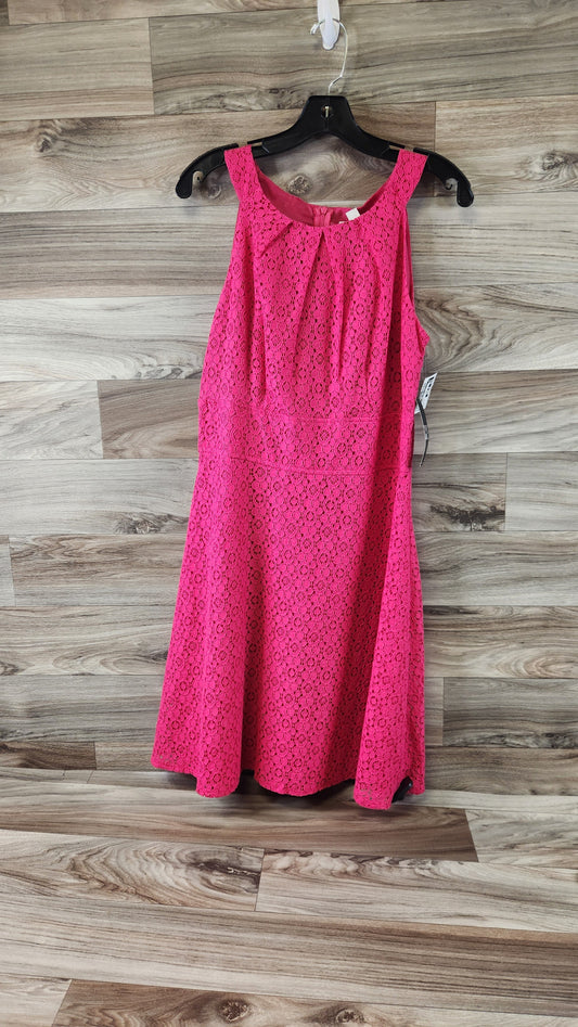 Pink Dress Casual Midi New York And Co, Size M