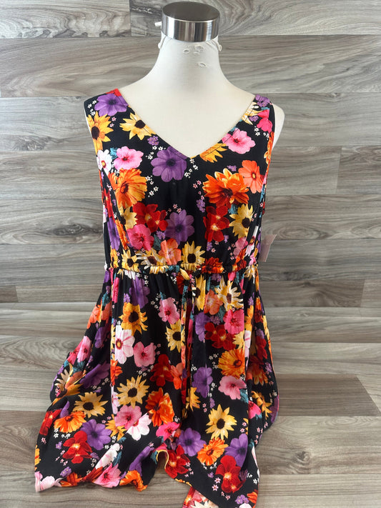 Top Sleeveless By Torrid In Floral Print, Size: M