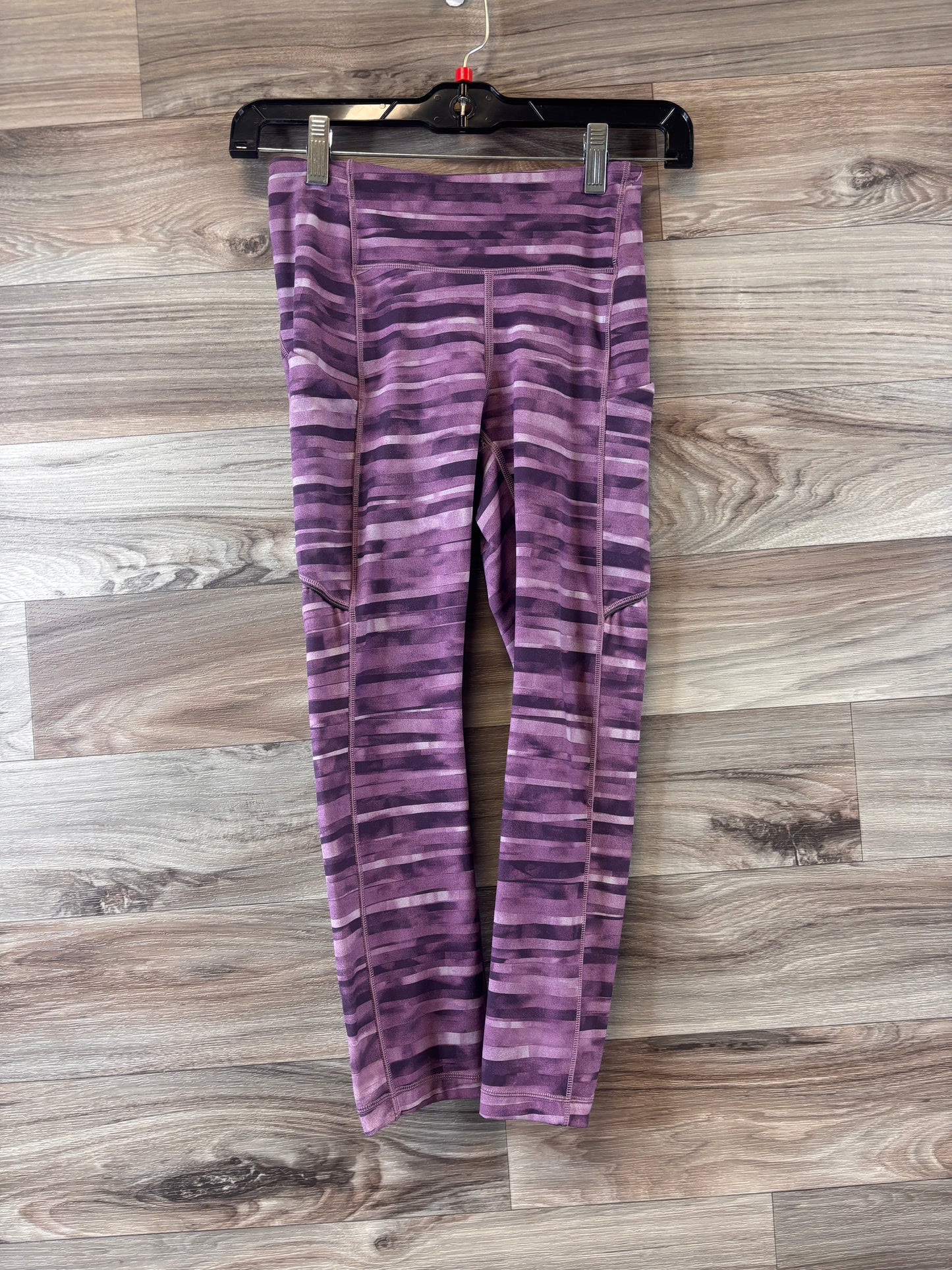 Athletic Leggings Capris By Lululemon In Purple, Size: Xs