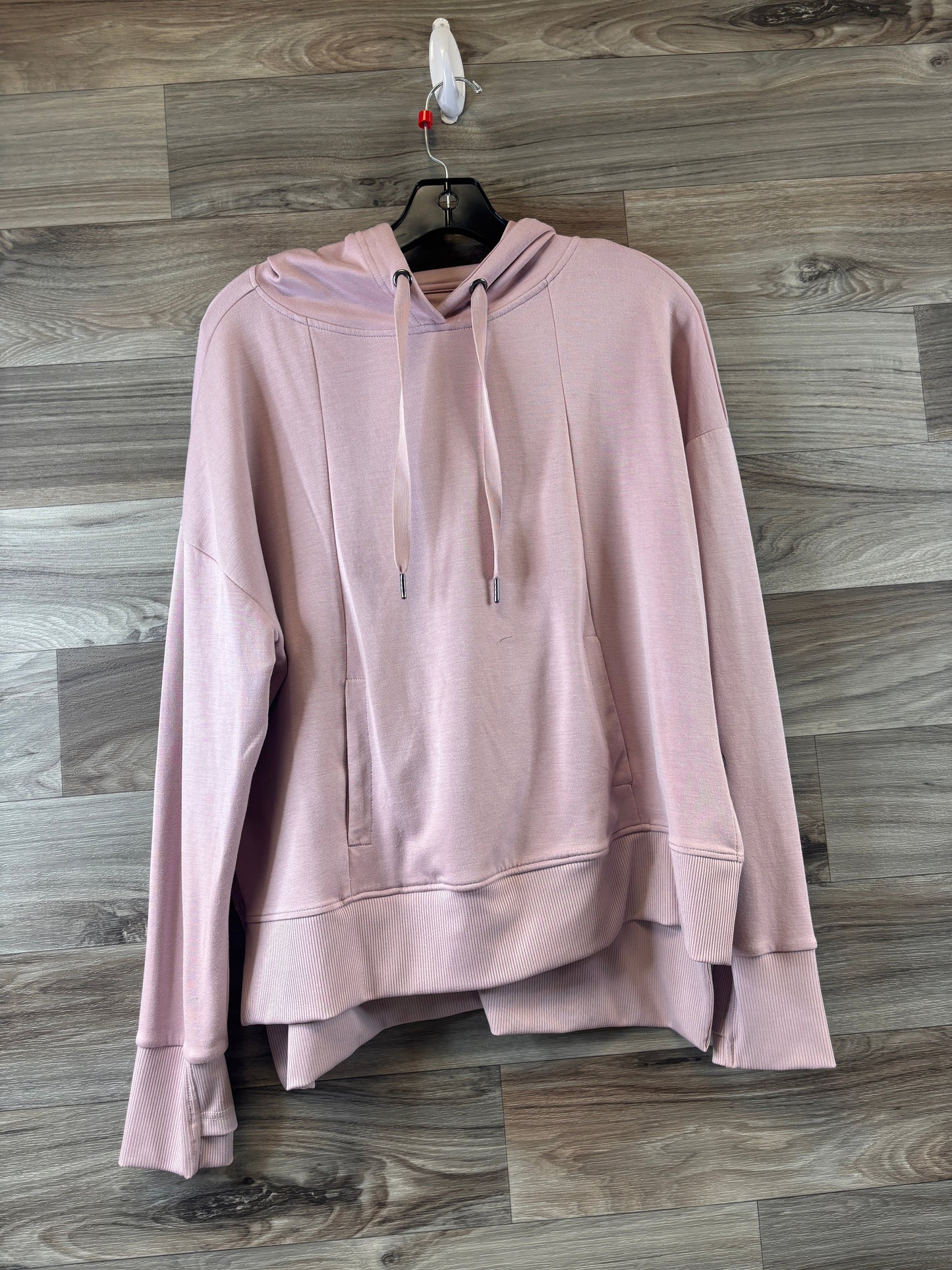 Sweatshirt Hoodie By Cme In Pink, Size: L