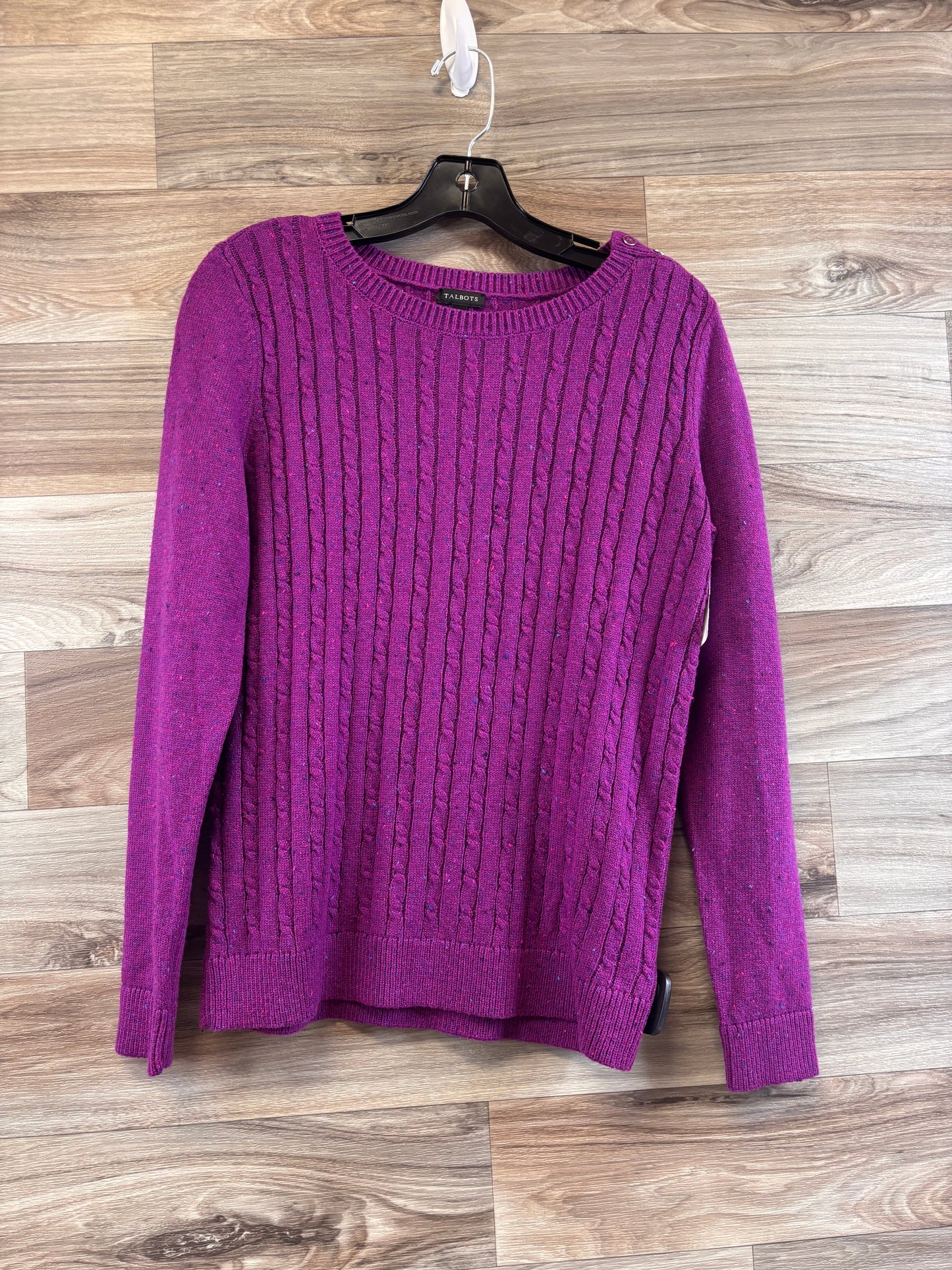 Top Long Sleeve By Talbots In Purple, Size: S