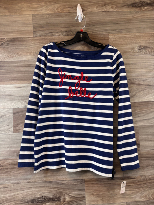 Top Long Sleeve Basic By Talbots In Striped Pattern, Size: S