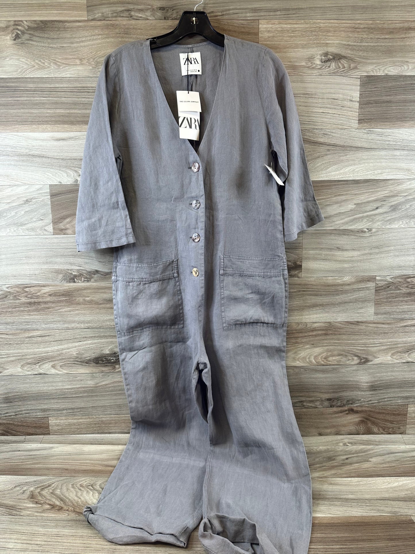 Jumpsuit By Zara In Grey, Size: S