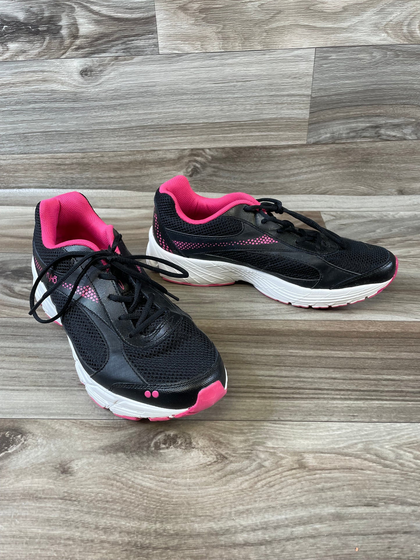 Shoes Athletic By Ryka In Black & Pink, Size: 9