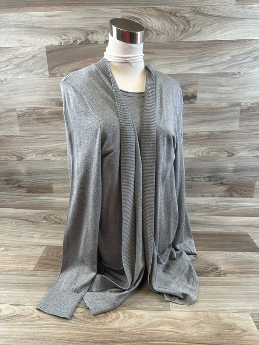 Top Long Sleeve By J. Jill In Grey, Size: Xl