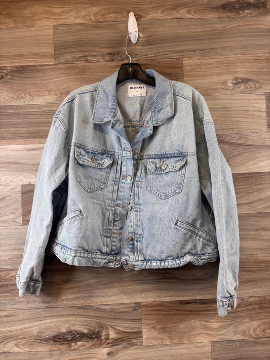 Jacket Denim By Old Navy In Blue Denim, Size: Xl