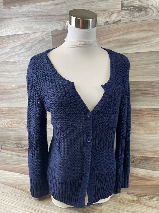 Cardigan By Cable And Gauge In Navy, Size: M