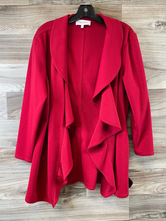 Blazer By Calvin Klein In Red, Size: Xl