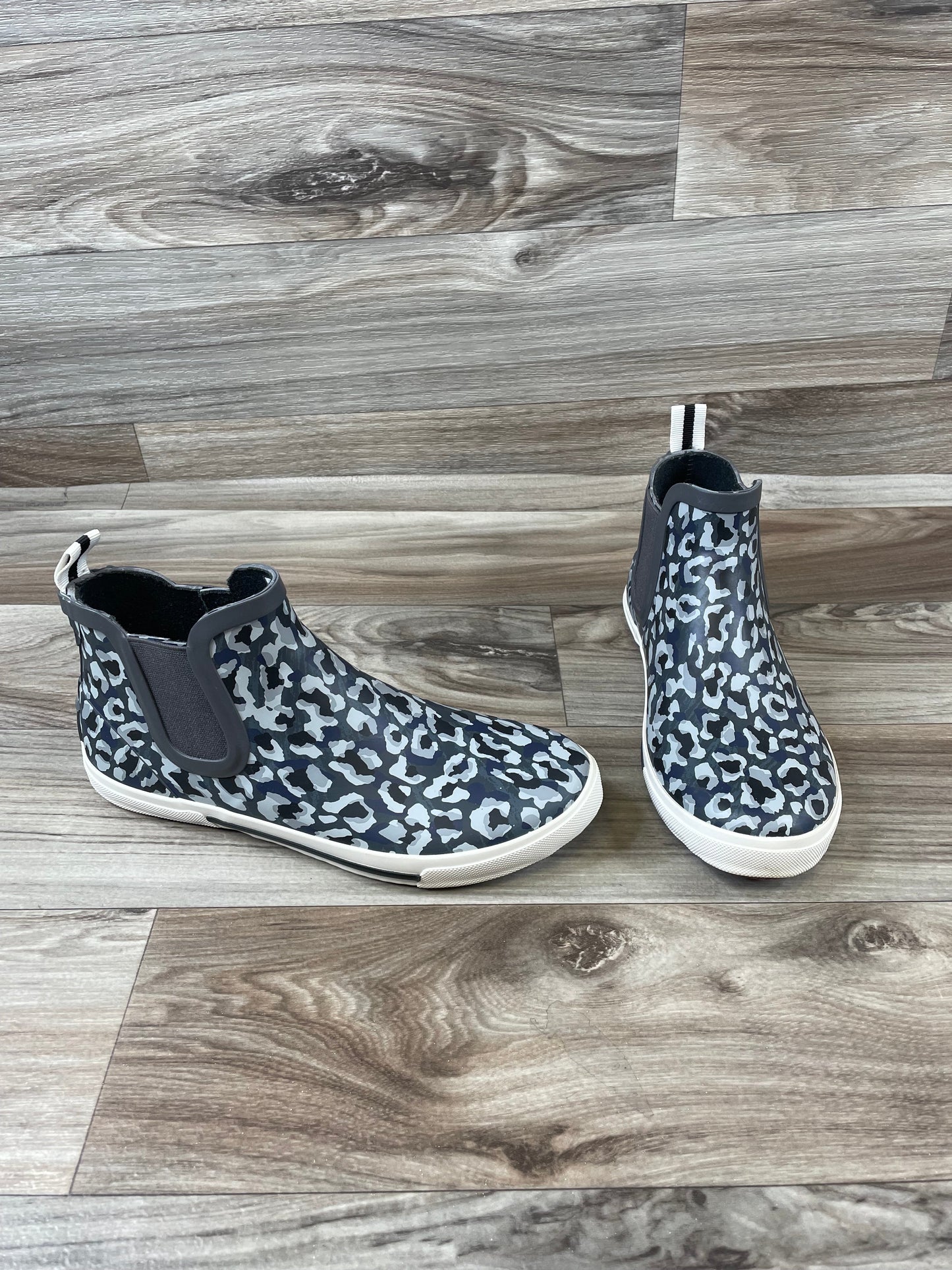 Boots Rain By Joules In Leopard Print, Size: 8