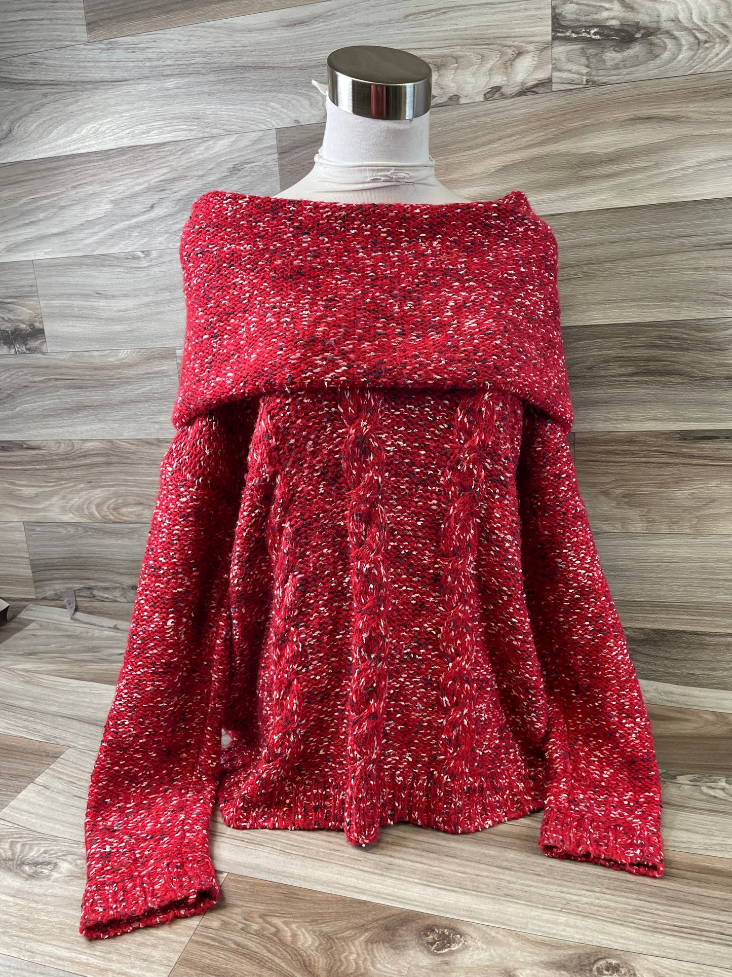 Sweater By Kensie In Red, Size: M