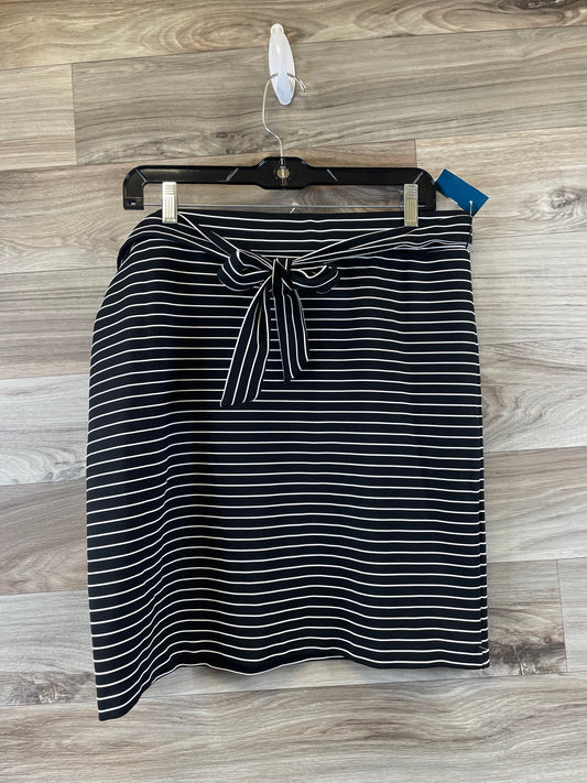 Skirt Mini & Short By Loft In Black & White, Size: 12p