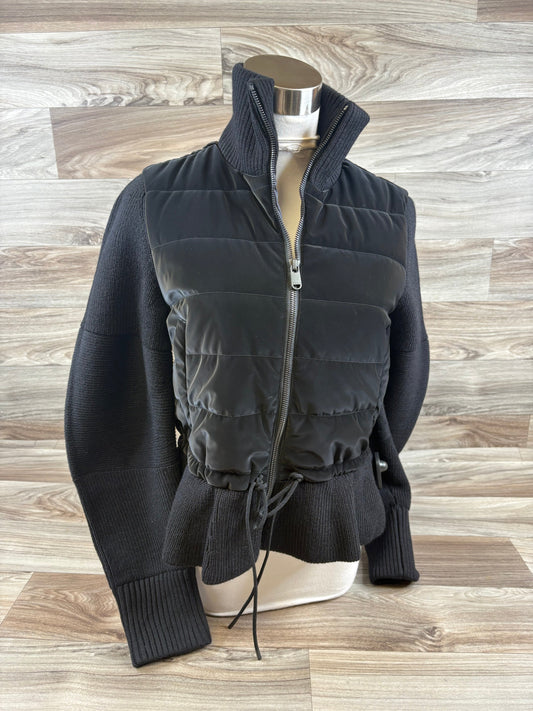 Jacket Moto By Athleta In Black, Size: Xsp