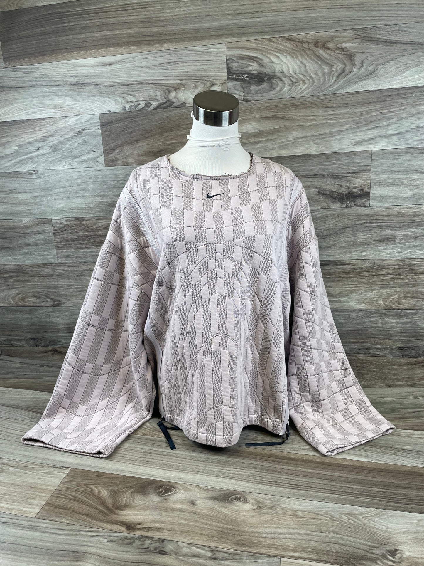 Top Long Sleeve By Nike Apparel In Mauve, Size: M